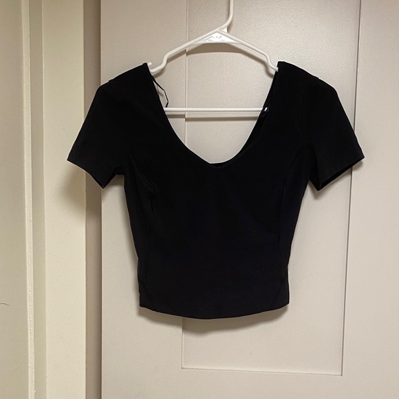 lululemon athletica Tops - Lululemon Athletica Black Bodysuit Top